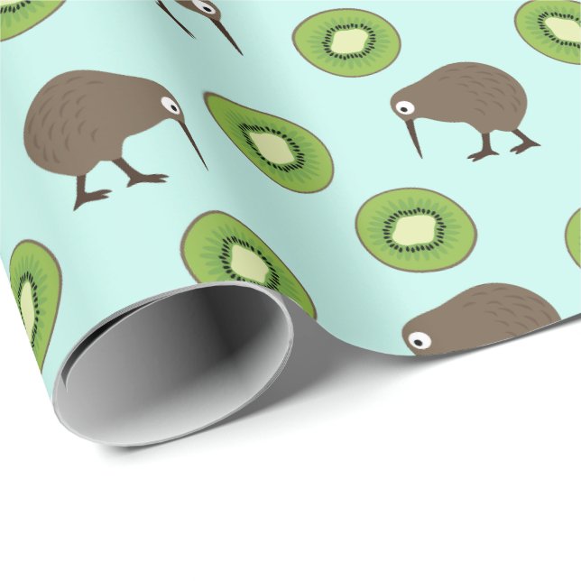 Papier Cadeau Kiwi (Coin rond)