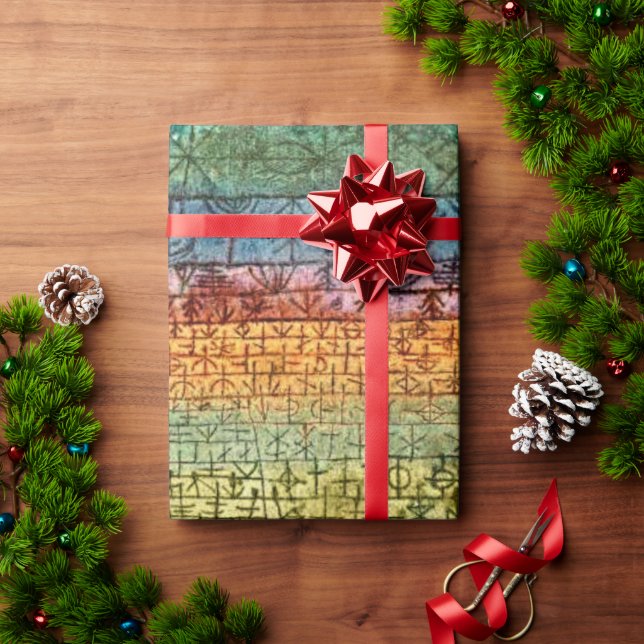 Papier Cadeau Klee - Pépinière d'arbres (Cadeau de vacances)