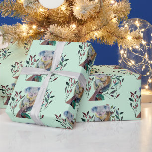 Papier Cadeau Koala assis dans un eucalyptus