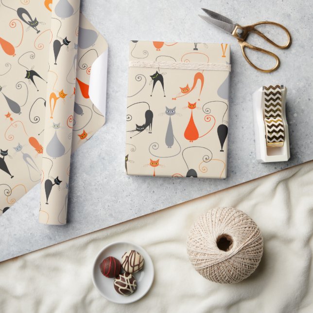Papier cadeau Kool Kat (Artisanat)