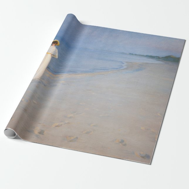 Papier Cadeau Kroyer - Soirée d'été sur Skagen Beach (Déroulé)