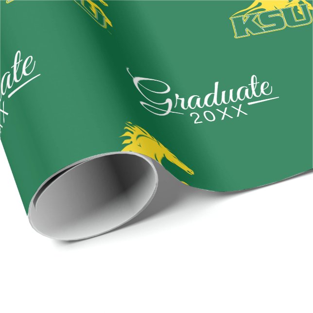 Papier Cadeau KSU Kentucky State University Graduate (Coin rond)