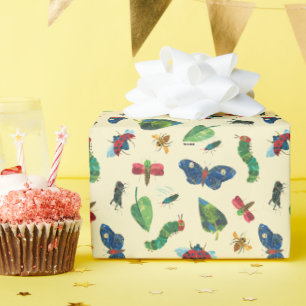 Papier Cadeau La Caterpillar Très Affamée Soyez Motif