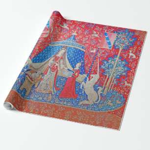 Papier Cadeau La Dame et la licorne / A Mon Seul Desir