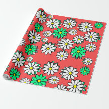 La Fête : Festive Rouge & Vert Daisy Cheer