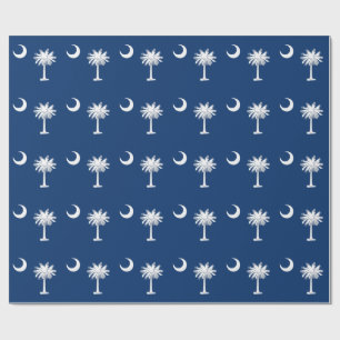 Papier Cadeau La Lune et le Palmier de Caroline du Sud