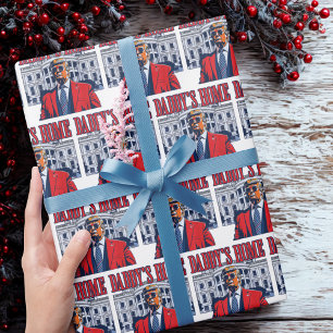 Papier Cadeau La maison de papa Trump à la maison de papa