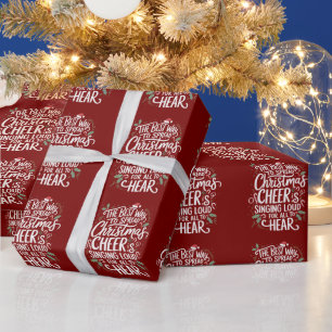 Papier Cadeau La Meilleure Façon de Répandre la Joie de Noël Vac