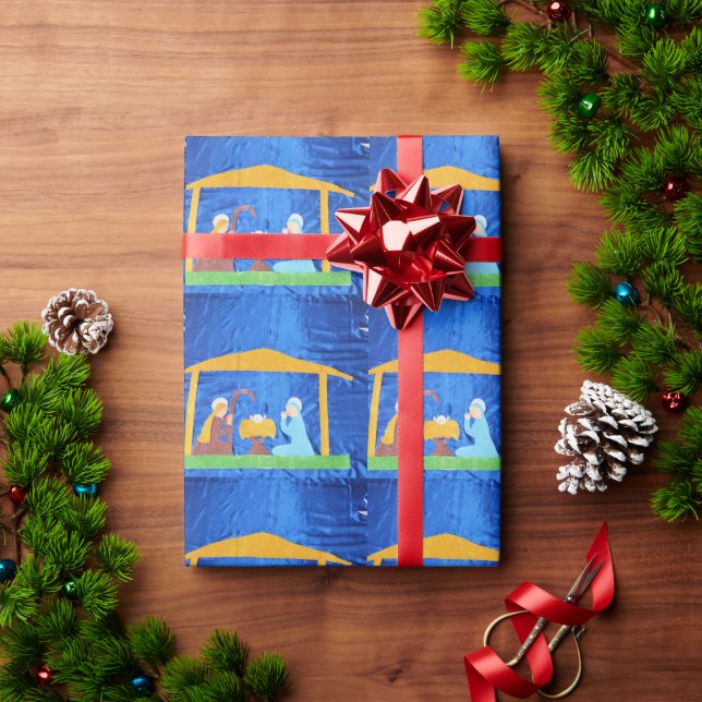 Papier Cadeau La nativité (Cadeau de vacances)