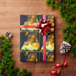 Papier Cadeau La Nativité Du Christ