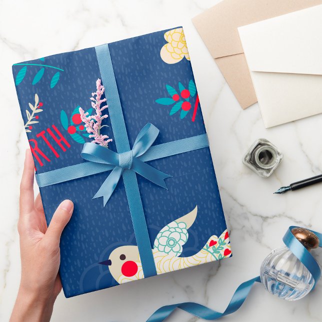 Papier Cadeau La Paix Sur Terre (Créateur téléchargé)