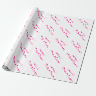 Papier Cadeau La petite princesse papier d'emballage de la bonne