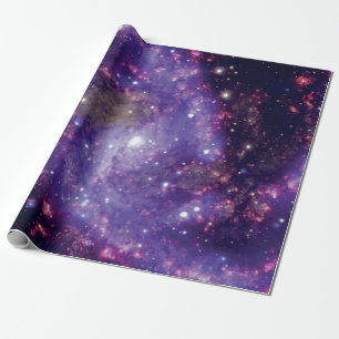 Papier Cadeau La photo de la galaxie des Feux d'artifice dans l'