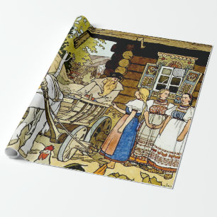 Papier Cadeau « La plume de Finist » par Ivan Bilibin