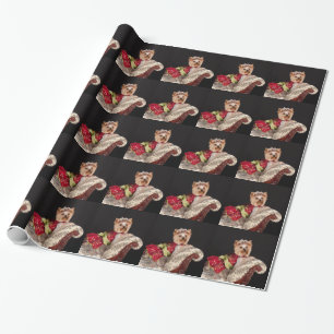 Papier Cadeau La reine de Yorkie