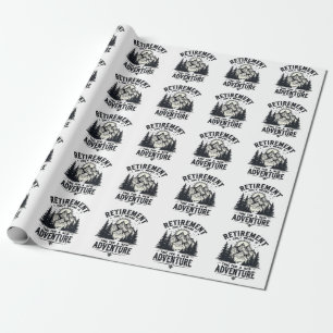 Papier Cadeau La retraite signifie seulement qu'il est temps pou