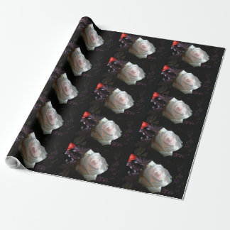 Papier Cadeau La Rose Blanche