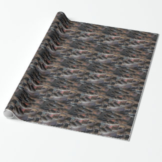 Papier Cadeau La Turquie sauvage Plumes I Abstrait Nature Design