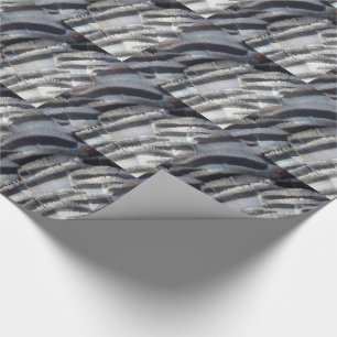 Papier Cadeau La Turquie sauvage plumes II Design Abstrait de la