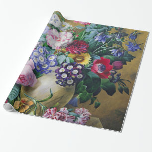 Papier Cadeau La vie toujours des fleurs d'été