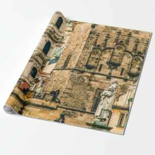 Papier Cadeau La vieille ville de Pragueantique, architecture, b