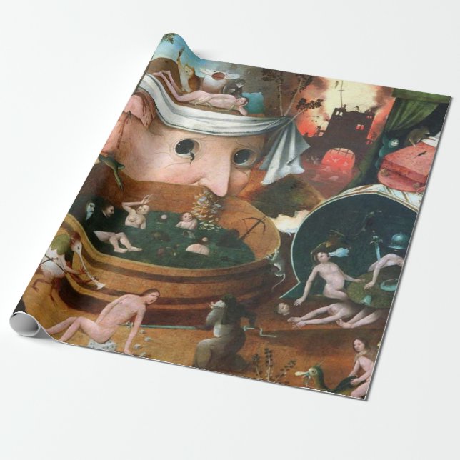 Papier Cadeau La Vision De Tondal - Hieronymus Bosch (Déroulé)