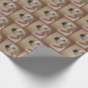 Papier Cadeau Labrador Retriever avec le papillon au nez