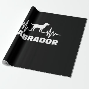 Papier Cadeau Labrador Retriever Heart