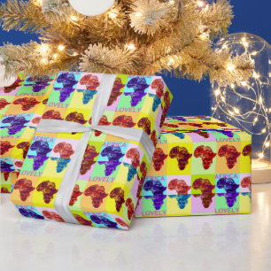 PAPIER CADEAU L'AFRIQUE AMOUREUSE