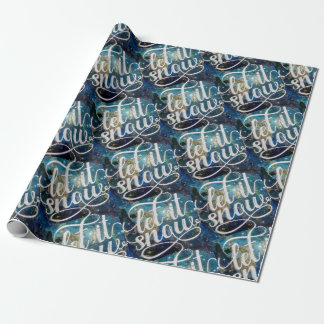 Papier Cadeau Laisse tomber l'art du ciel nocturne