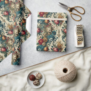 Papier Cadeau L'anarchie des arcanes - Bandana florale gothique