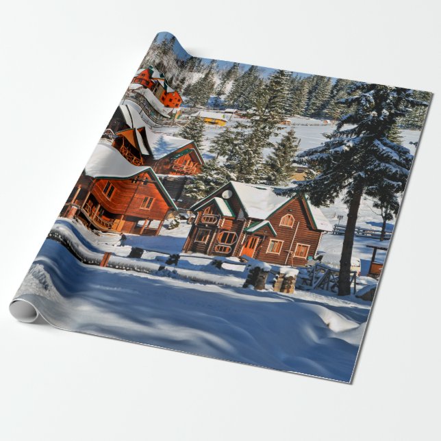 Papier Cadeau Landscapemountain,ski,snow,winter,active,air,cold, (Déroulé)