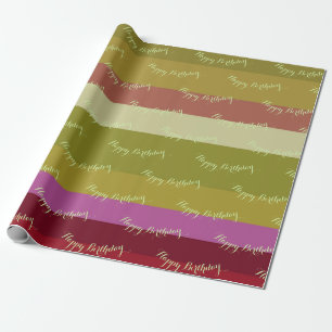 Papier Cadeau Large Bande N'Importe Quelle Occasion Enveloppe ca