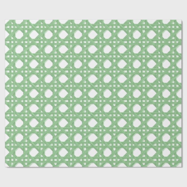 Papier Cadeau Large SLLY CANING IN 95ca92 GREEN (Plat)