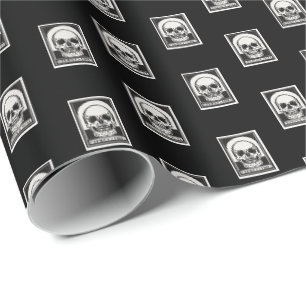 Papier Cadeau L'art crânien Memento Mori