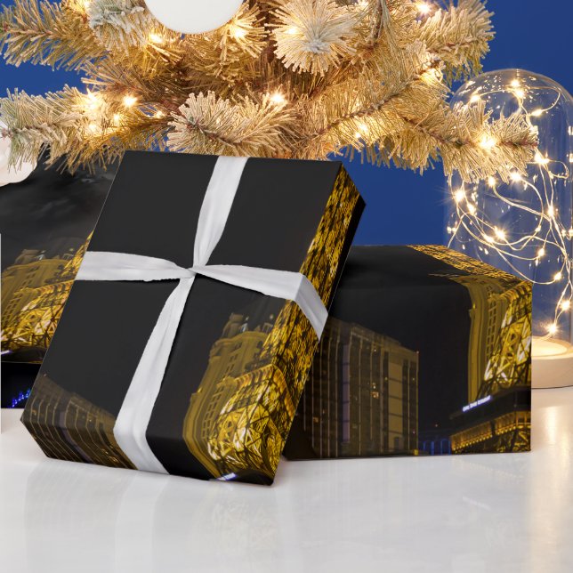 Papier Cadeau Las Vegas la nuit Skyline (Vacances)