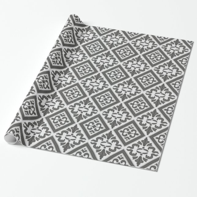 Papier Cadeau Latis Motif géométrique (Déroulé)