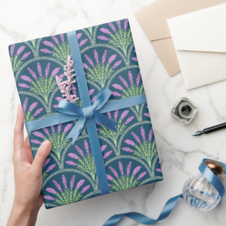 Papier Cadeau Lavender - Dark Background