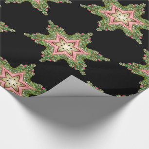Papier Cadeau Layla Magical Snowflake Noël victorien