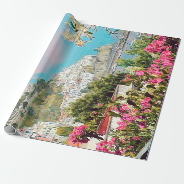Papier Cadeau ldp AMALFI - panorama - Côte d'Amalfi (Déroulé)