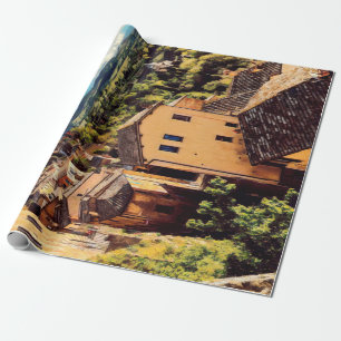 Papier Cadeau ldp MONTEPULCIANO - ville - panorama -