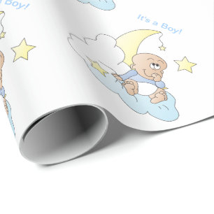 Papier Cadeau Le bébé font un souhait
