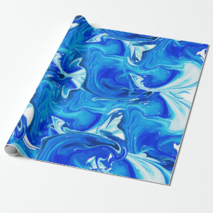Papier Cadeau Le bleu marine a marbré la texture, technique