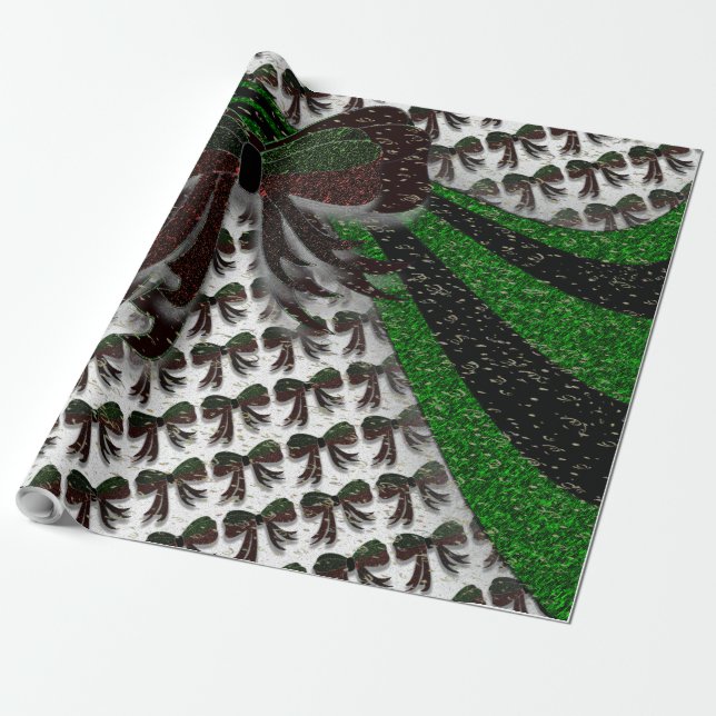 Papier Cadeau Le Bow de Noël - (Déroulé)