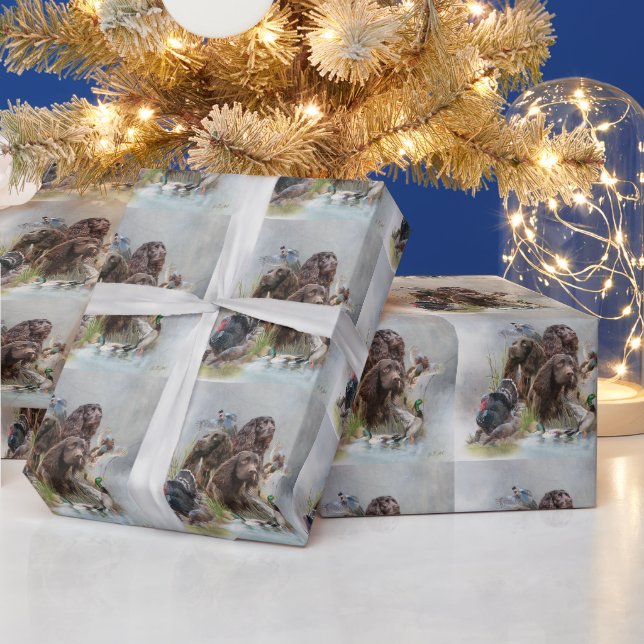 Papier Cadeau Le Boykin Spaniel (Vacances)