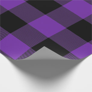 Papier Cadeau Le buffle rustique plaint noir violet