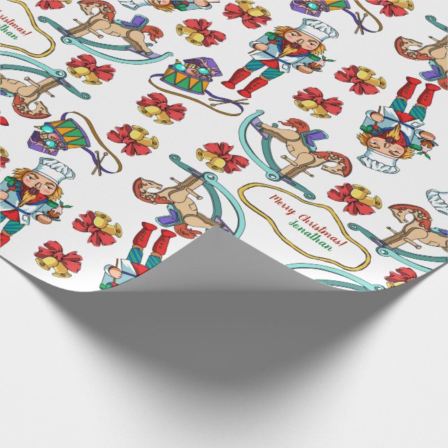 Papier Cadeau Le casse-noix et le cheval de basculage ont (Coin)