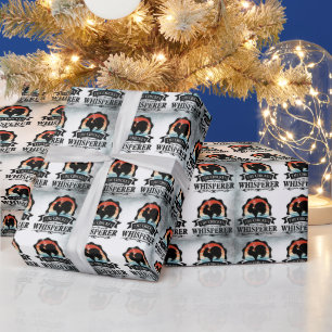 Papier Cadeau Le Chuchoteur de Poulets Drôle