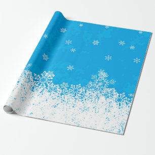 Papier Cadeau Le ciel bleu et le papier d'enveloppement de Noël 