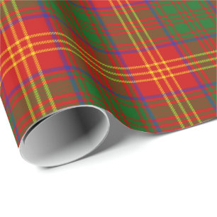 Papier Cadeau Le clan brûle le motif de plaid de tartan
